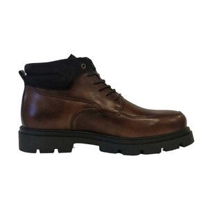 Firetrap Mens Leather Boots / Dark Brown